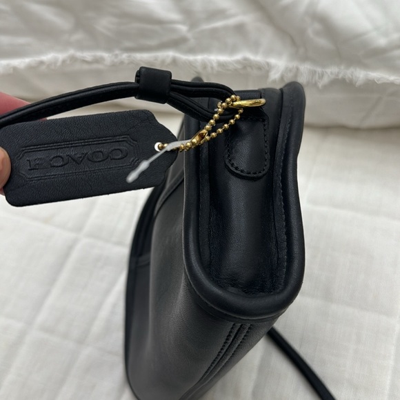 Coach vintage abbie Bag black leather - Picture 4 of 9